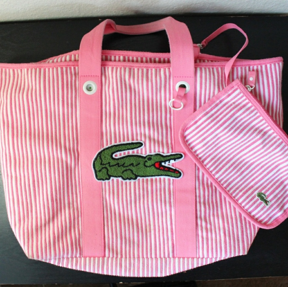 Large Lacoste Travel Tote